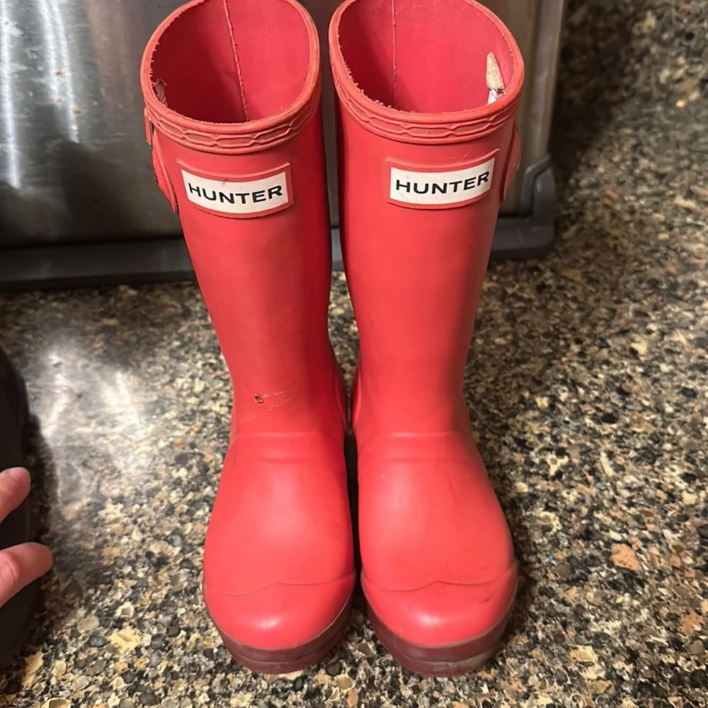 Hunter girls rain boots